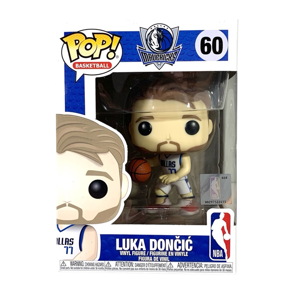 Funko Pop! Luka Dončić Vinyl Figure 60 NBA Dallas Mavericks NIB